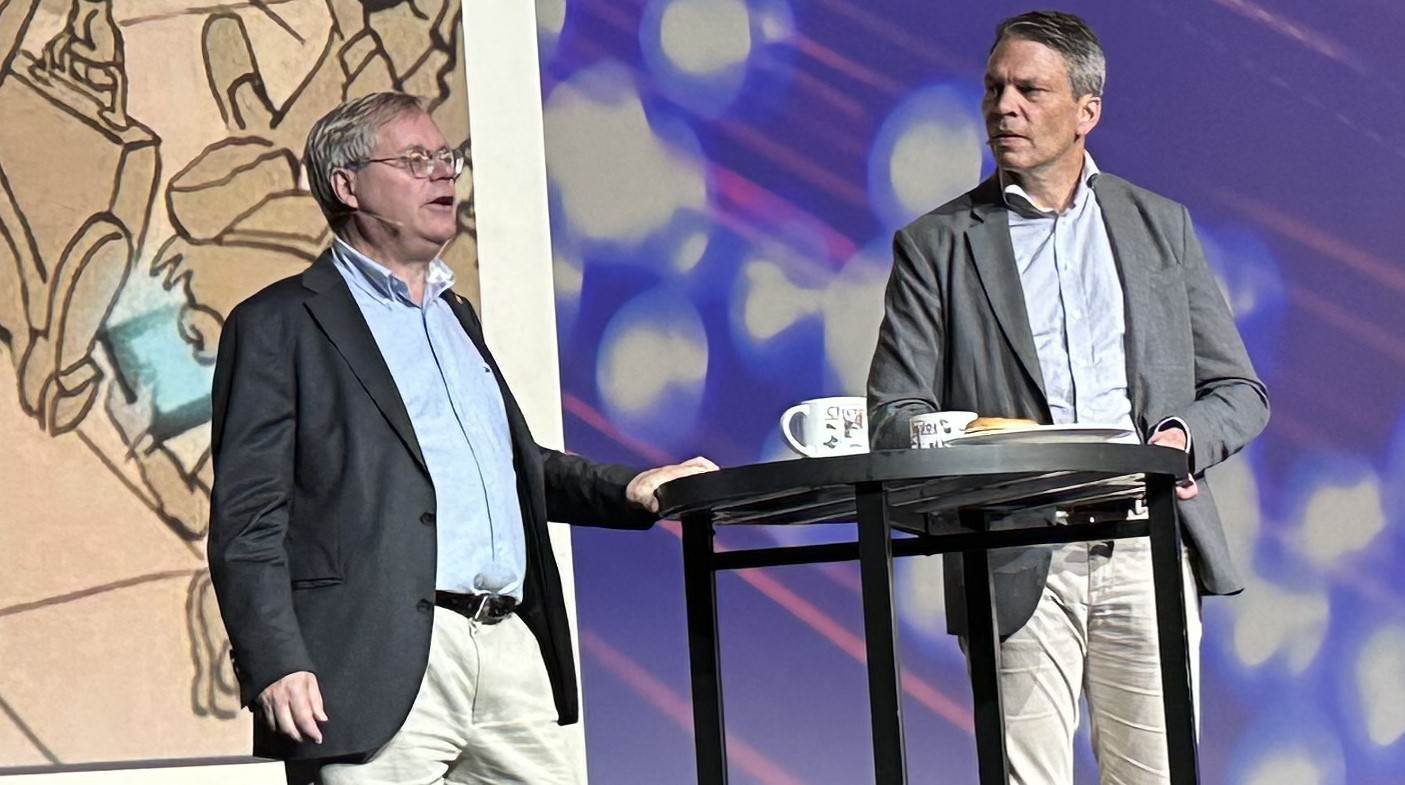 Axis co-founder and Swedish entrepreneur Martin Gren (left), and Fredrik Nilsson, Vice President of the Americas for Axis, talked at ACCC about the future of artificial intelligence in the industry, the prospects for regulation in the U.S., and the challenging cybersecurity environment that vendors are facing.