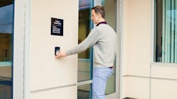 IDentiv access control readers and credentials protect exterior and interior entrances.