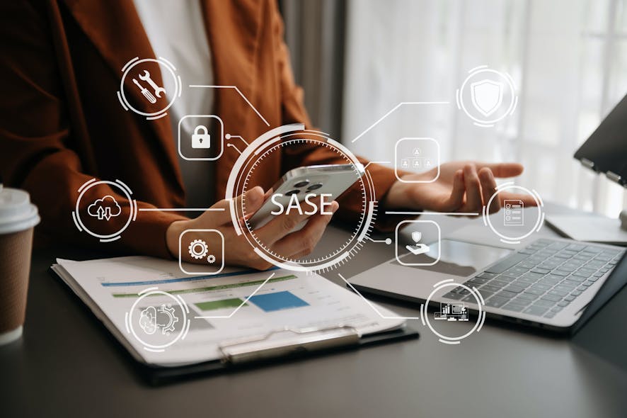 SASE, defined initially by Gartner to converge network and Security-as-a-Service (SaaS) capabilities, came first.