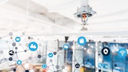 Connected sprinkler technology can give building owners and facility managers new insights into the health and maintenance of fire suppression systems Connected sprinkler technology can give building owners and facility managers new insights into the health and maintenance of fire suppression systems