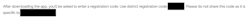 School district publishing confidential registration code on their website School district publishing confidential registration code on their website