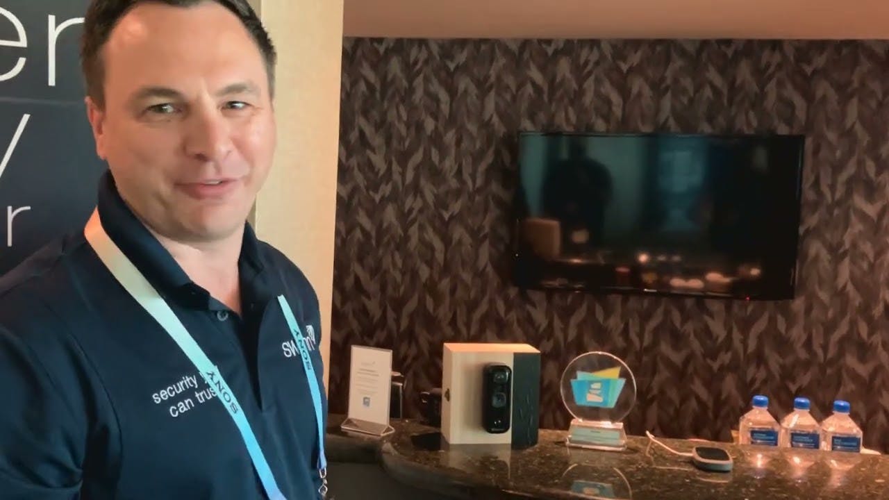 Swann's HomeShield uses generative AI to answer a video doorbell - LIVE demo from #CES2024