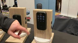 The new Yale Assure Fingerprint #SmartLock in action at #CES2024