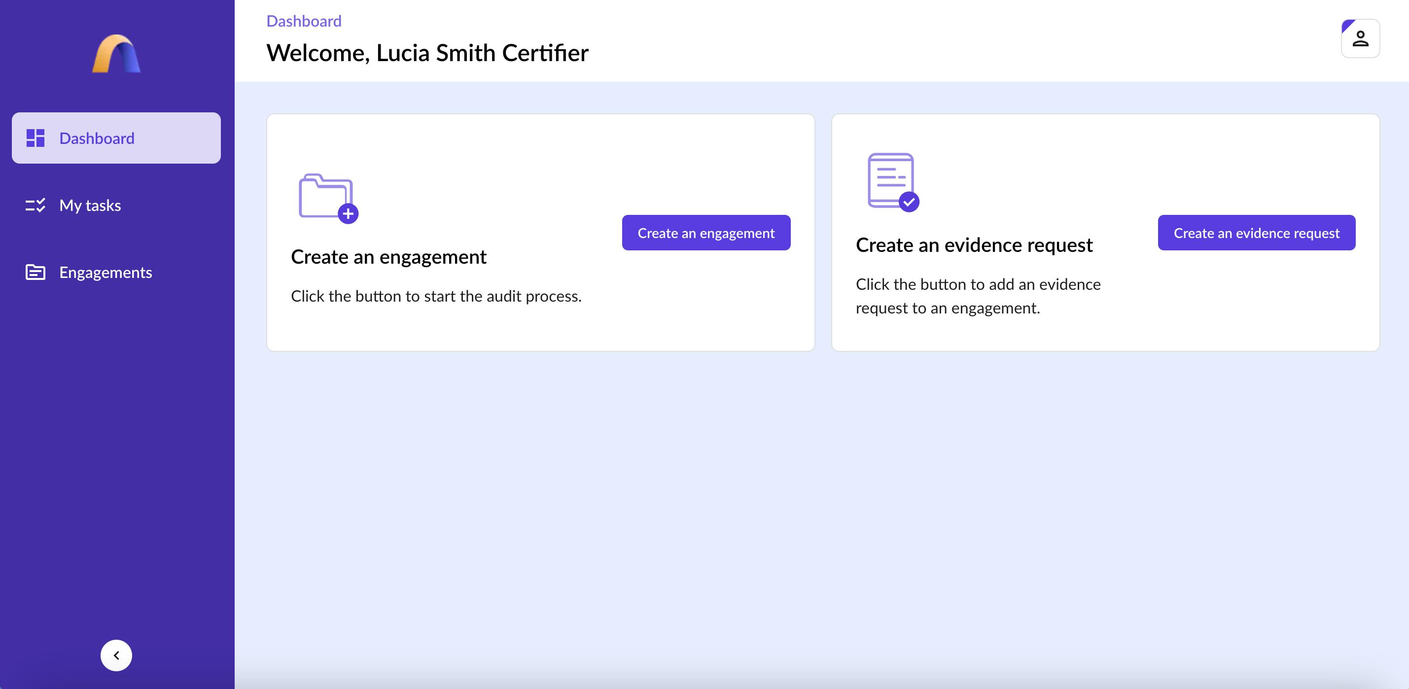 65b0042658d26b001e33c87d Welcome Dashboard