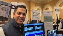Saul Leal is the founder and CEO of OneMeta. The company’s software, VerbumCall, can enable live, on-the-fly translation between caller and central station operator. Saul Leal is the founder and CEO of OneMeta. The company’s software, VerbumCall, can enable live, on-the-fly translation between caller and central station operator.