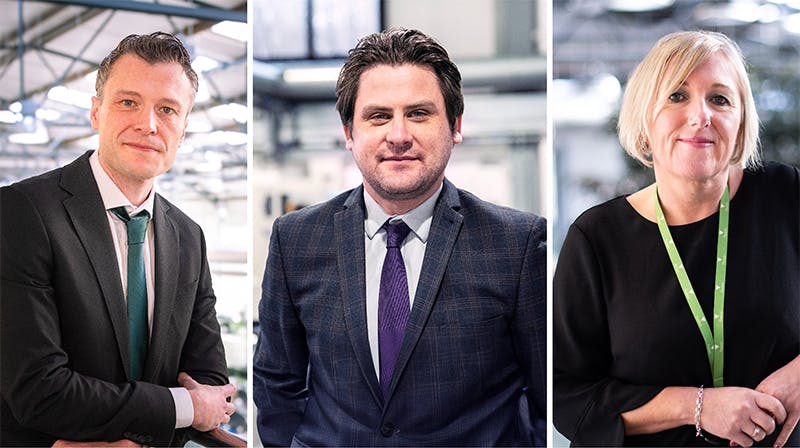 Alex Clements, Blair Bowen, and Nicola O'Donnell