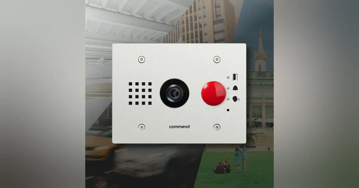 Commend AI-Enhanced Intercoms | SecurityInfoWatch