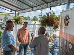 Kip White, General Manager of Chimera Integration (left), and President Casey White (right) talk with Sales Manager Ryan O'Donnell. Kip White, General Manager of Chimera Integration (left), and President Casey White (right) talk with Sales Manager Ryan O'Donnell.