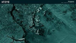 ICEYE image of the Singapore coastal area taken on December 15th 2023 in Strip mode. ICEYE image of the Singapore coastal area taken on December 15th 2023 in Strip mode.