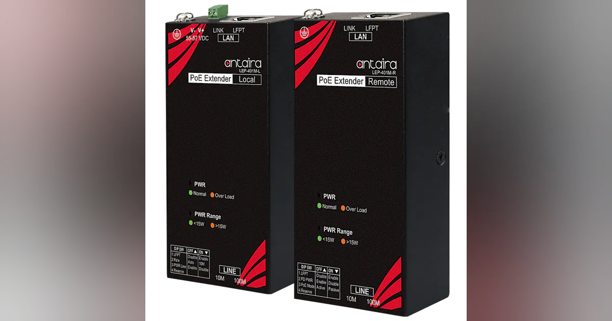 Lep 001 Antaira Ethernet Extension Kit (LEP-401M-KIT) | Security Info Watch