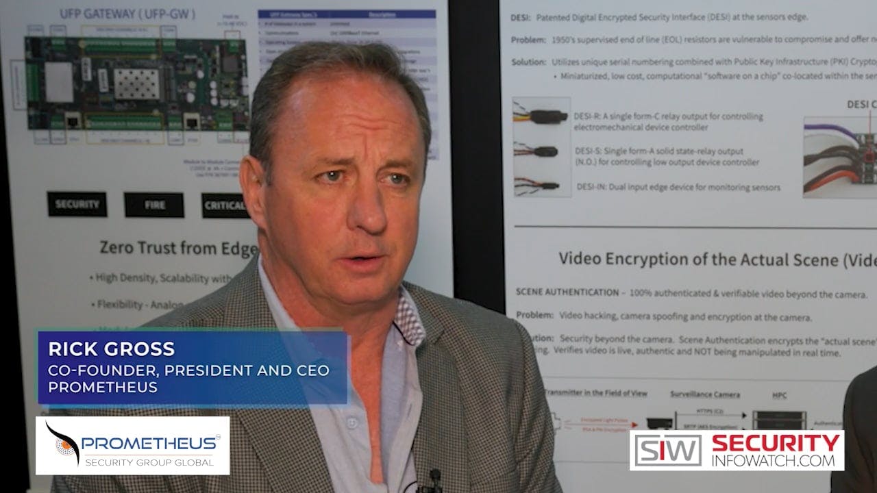 ISC West 2024 Show Floor Spotlight Prometheus Security Group Security Info Watch