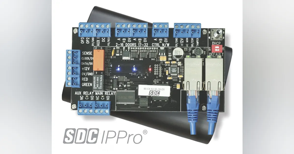Control Sdc SDC’s IP Pro IP-based Single Door Access Controller | Security Info Watch