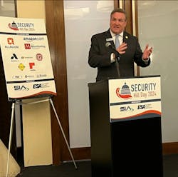 “If we aren’t engaged in the process, our elected officials don’t know what they need to do in support of the security and life safety industry,” explains ESA Chairman John Loud of LOUD Security Systems. “If we aren’t engaged in the process, our elected officials don’t know what they need to do in support of the security and life safety industry,” explains ESA Chairman John Loud of LOUD Security Systems.