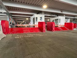 DoorKing's 1625 wedge barrier, a vehicle mitigation barrier that addresses a distinct yet significant threat. DoorKing's 1625 wedge barrier, a vehicle mitigation barrier that addresses a distinct yet significant threat.