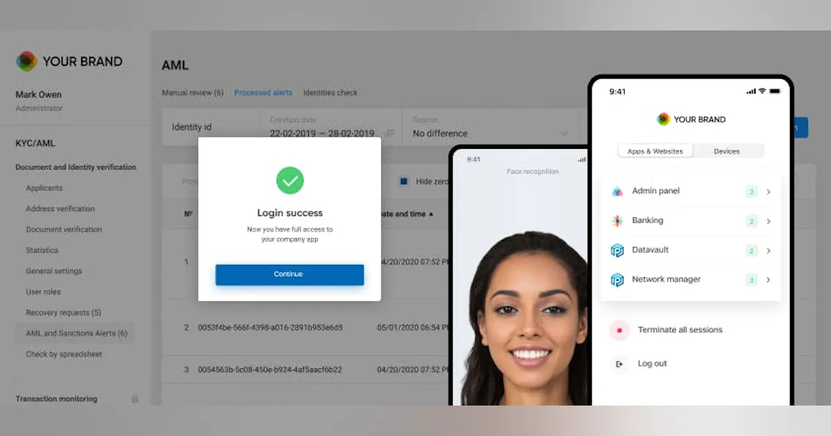 Omniwire introduces biometric authentication features for digital ...