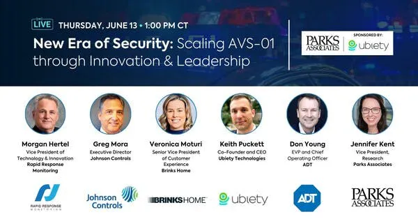 Parks Associates and Ubiety to host virtual roundtable to reduce residential alarm fatigue - Vimarsana News