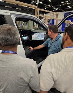 Larry Bowe, President & CEO of PureTech Systems, giving a demonstration Larry Bowe, President & CEO of PureTech Systems, giving a demonstration