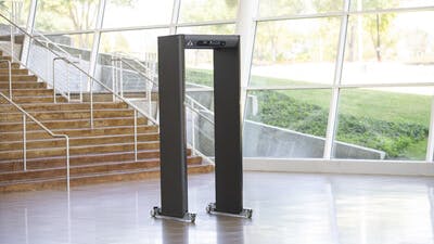 Paragon is the latest walk-through metal detector for weapons detection and other metallic objection detection from Garrett, released in 2023.