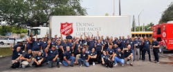 Convergint’s Broward County, Florida team helped a local Salvation Army. Convergint’s Broward County, Florida team helped a local Salvation Army.