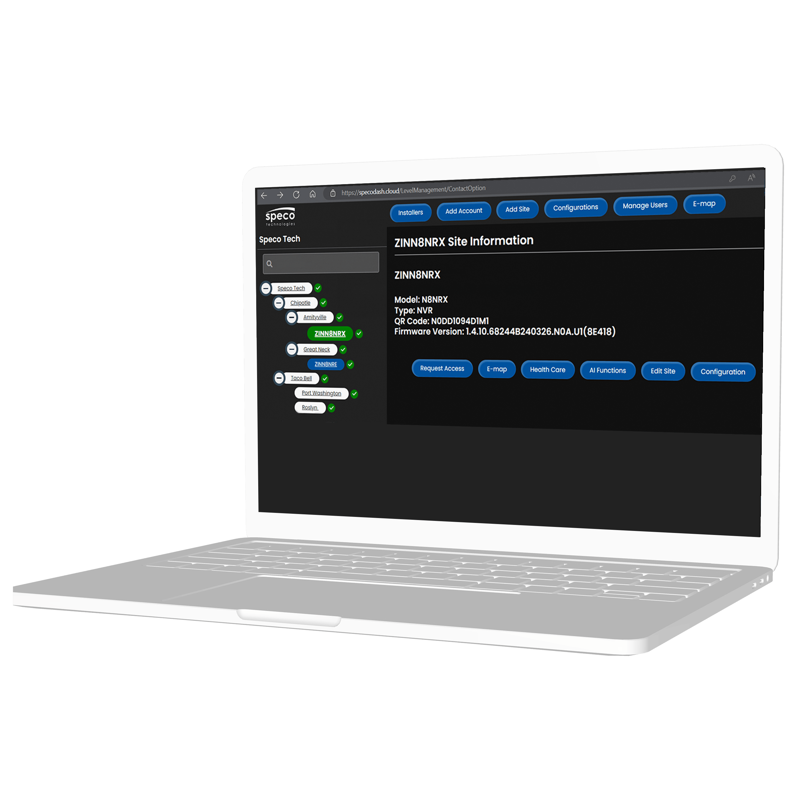 Speco SecureGuard VMS Dashboard | Security Info Watch