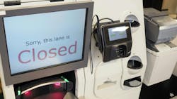 Walmart, Dollar General and many other retailers are paring back self-checkout lanes due to shoplifiting. Walmart, Dollar General and many other retailers are paring back self-checkout lanes due to shoplifiting.