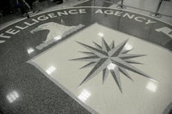 The seal of the Central Intelligence Agency is seen on the floor at CIA headquarters, Jan. 21, 2017, in Langley, Va. The seal of the Central Intelligence Agency is seen on the floor at CIA headquarters, Jan. 21, 2017, in Langley, Va.