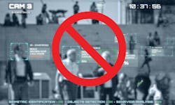 It is important for integrators to highlight the huge differences between surveillance uses of facial recognition, as seen here, with access control uses of facial authentication. It is important for integrators to highlight the huge differences between surveillance uses of facial recognition, as seen here, with access control uses of facial authentication.