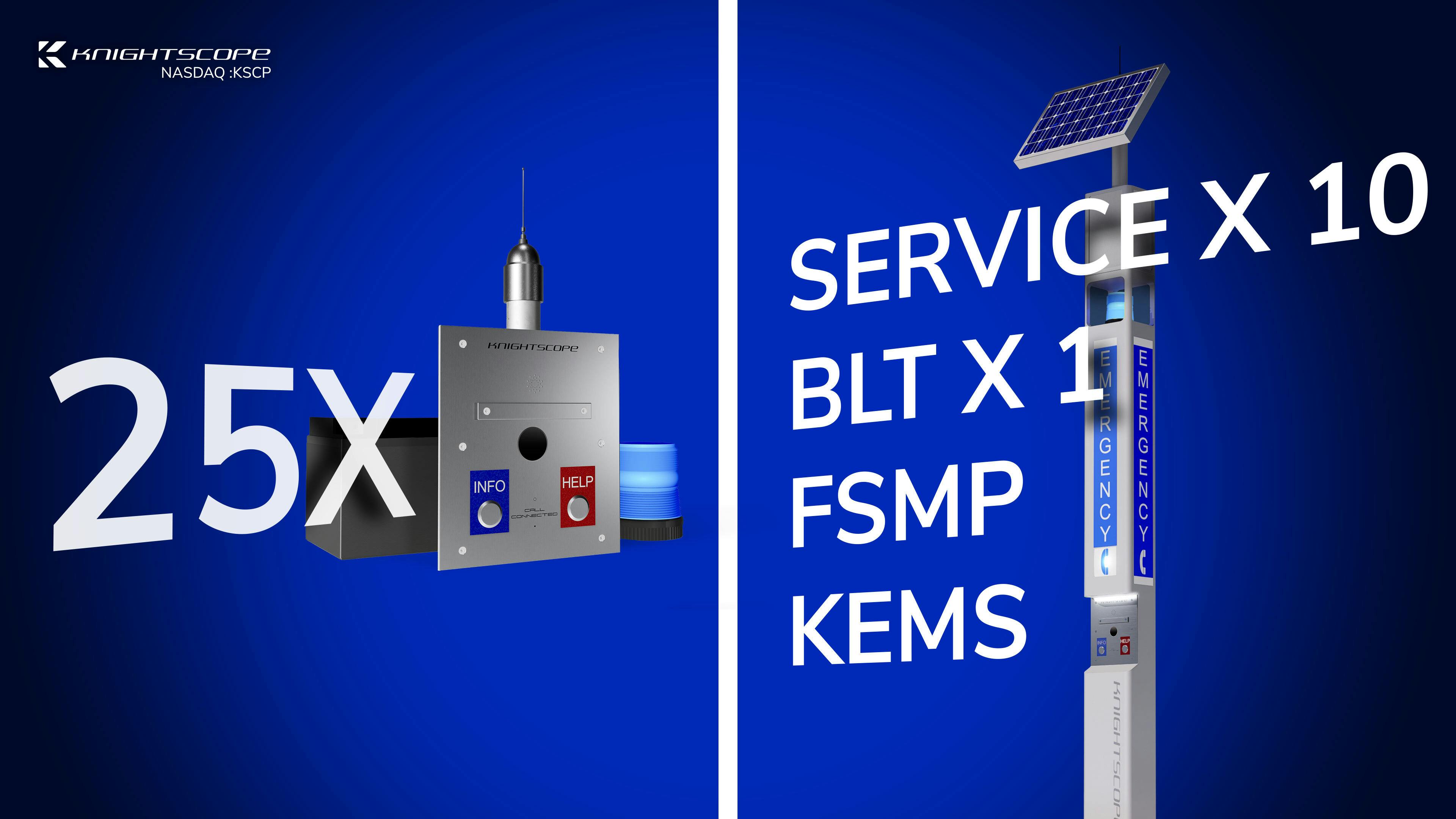 Three Knightscope emergency communications clients scale up