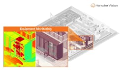 Hanwha Vision AI thermal cameras monitor airflow and temperature of data centers. Hanwha Vision AI thermal cameras monitor airflow and temperature of data centers.