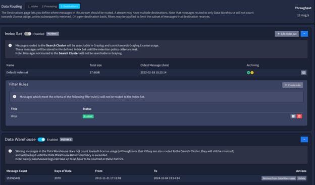 6717b88a0d0a2fbdcf4a64e3 Thumbnail Data Routing2 Graylog Screenshot