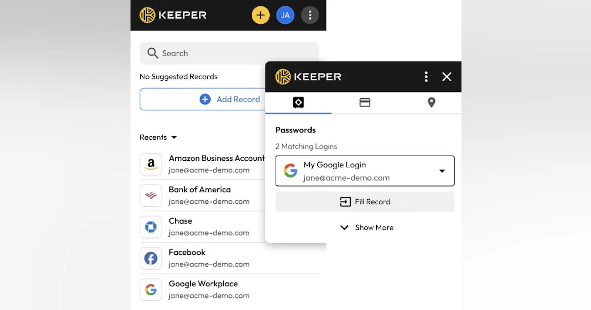 Keeper Security introduces new updates to KeeperFill browser extension ...