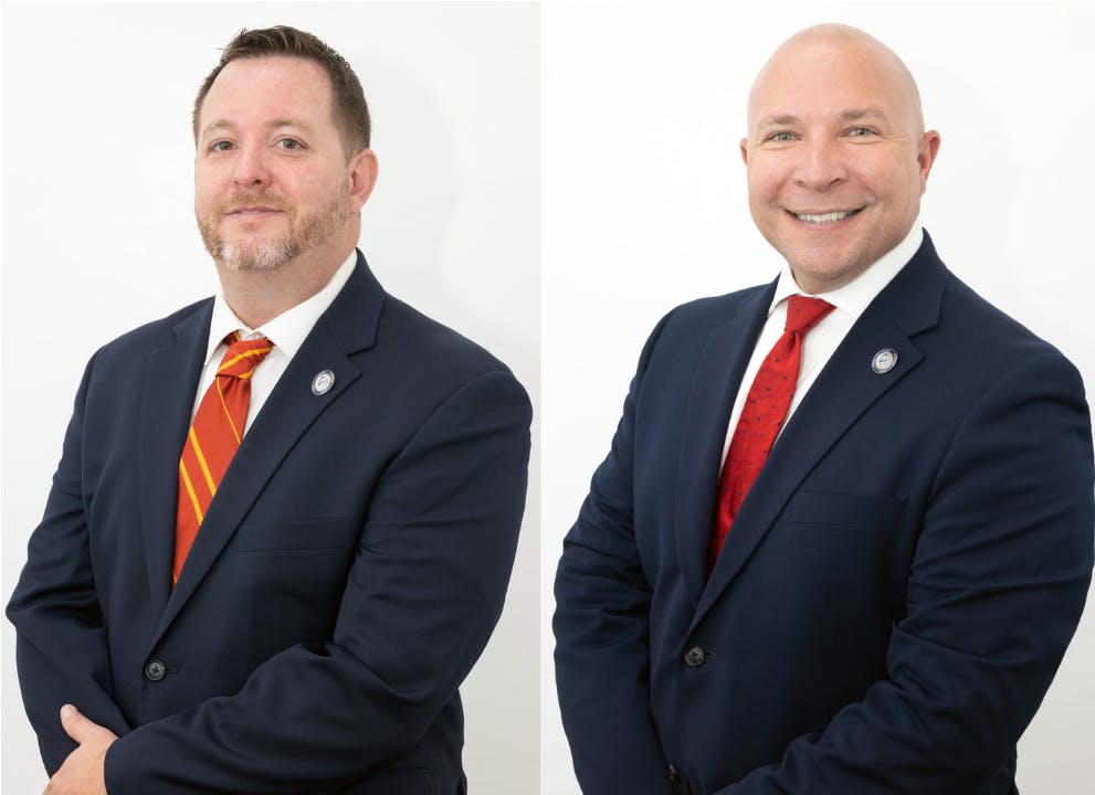 Darren Claphan, Chief Strategy Officer (L); Craig Schwab, Chief Operating Officer (R)