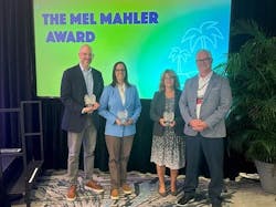 Pictured (l to-r): Daniel Oppenheim, Jennifer Holloway, Pam Petrow, and TMA President Steve Butkovich. Pictured (l to-r): Daniel Oppenheim, Jennifer Holloway, Pam Petrow, and TMA President Steve Butkovich.