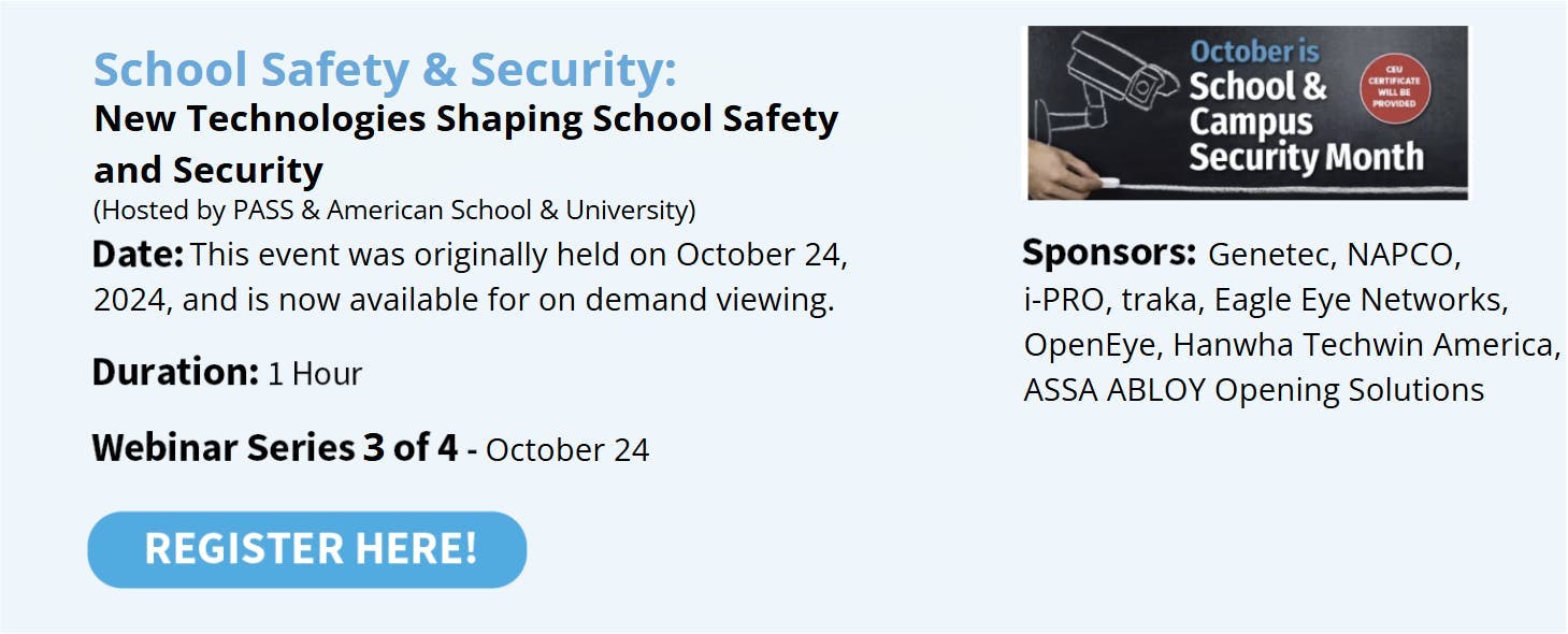 The New Technologies Shaping School Safety and Security The New Technologies Shaping School Safety and Security