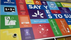 While this camera appears as part of the decor within the elementary school, Pref-Tech’s Kade Kaaz says they did not prioritize building aesthetics or low-profile camera deployments in the security design in order to leverage the security technology as a deterrent. While this camera appears as part of the decor within the elementary school, Pref-Tech’s Kade Kaaz says they did not prioritize building aesthetics or low-profile camera deployments in the security design in order to leverage the security technology as a deterrent.