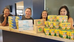 Team members from Boyd & Associates collected school supplies for donation. Team members from Boyd & Associates collected school supplies for donation.