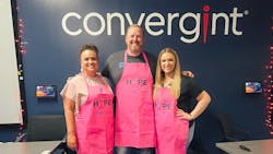 Convergint colleagues participate in the annual Convergint Women Connect Breast Cancer Awareness fundraiser. Convergint colleagues participate in the annual Convergint Women Connect Breast Cancer Awareness fundraiser.