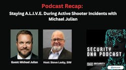 Podcast Recap: Staying A.L.I.V.E. During Active Shooter Incidents with Michael Julian Podcast Recap: Staying A.L.I.V.E. During Active Shooter Incidents with Michael Julian