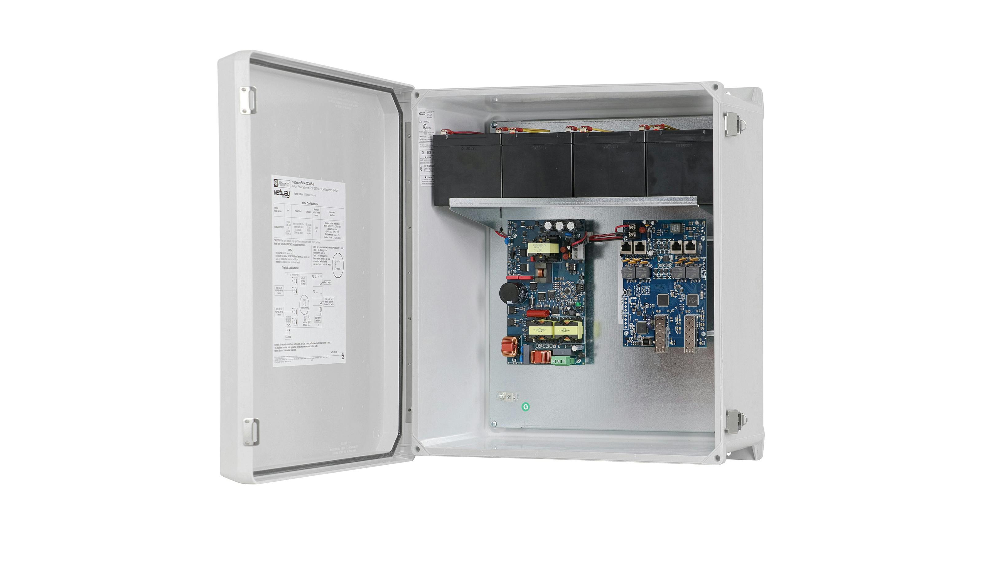 Altronix NetWaySP4TCW53 Outdoor Hardened PoE Switch