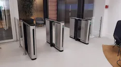 Boon Edam Speedlane Compact Optical Turnstile Platform