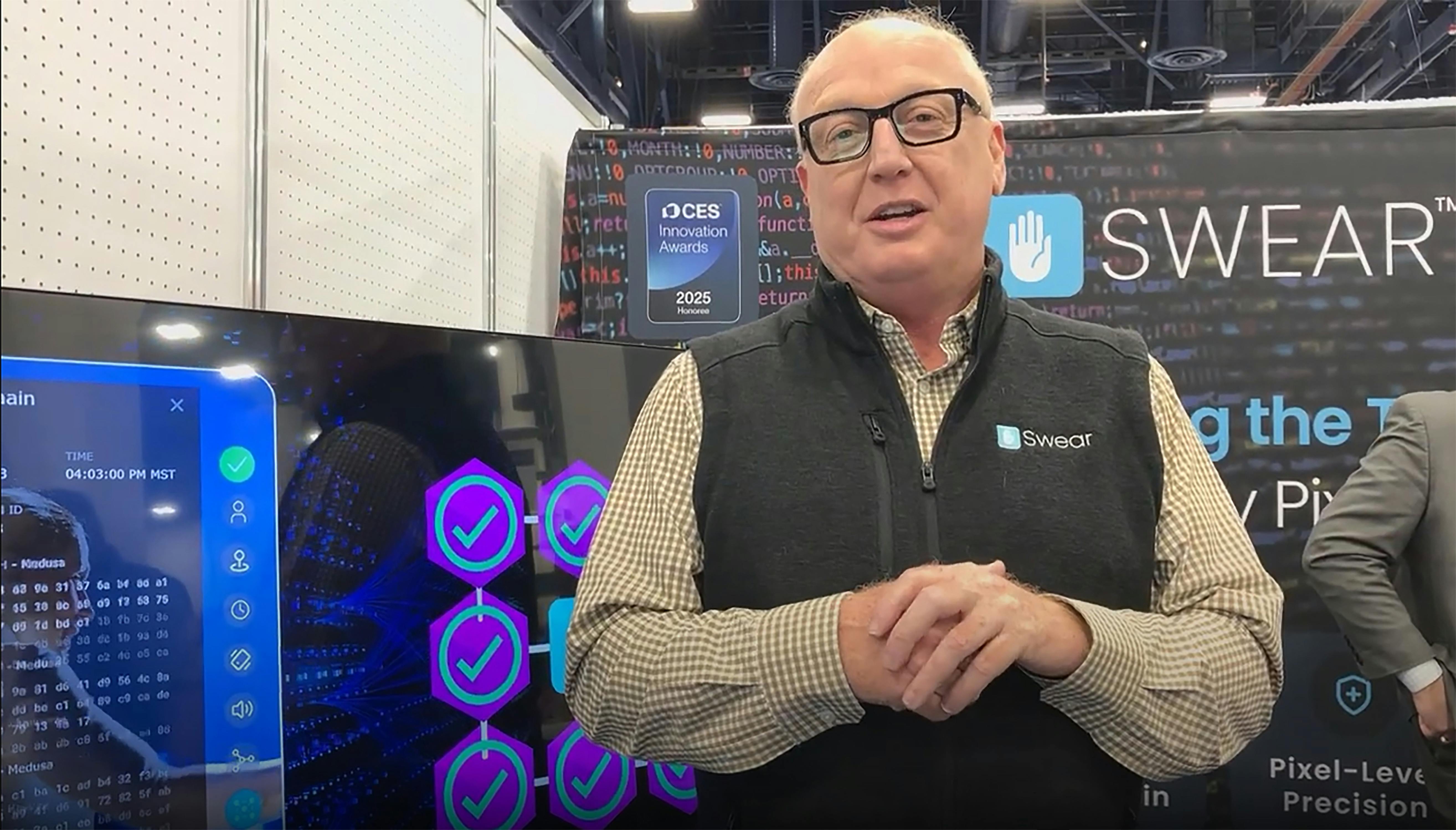 'AI is a sword, and everyone's using it as a sword. But what happens when it's used as a sword against you? You have to be able to defend against it.' - Swear founder and CEO Jason Crawforth