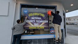 Advanced Security Systems of Sannta Rosa, Calif., posts signage. Advanced Security Systems of Sannta Rosa, Calif., posts signage.