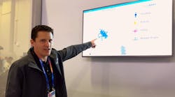 Gregg Rouse, President of Asahi Kasei Microdevices, demos the company's millimeter wave technology in a fall detection application at CES 2025. Gregg Rouse, President of Asahi Kasei Microdevices, demos the company's millimeter wave technology in a fall detection application at CES 2025.