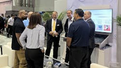 Securitas Technology's sustainability initiative is spearheaded by Global President and CEO Tony Byerly (center left) and parent company Securitas AB President & CEO Magnus Ahlqvist (center right). Securitas Technology's sustainability initiative is spearheaded by Global President and CEO Tony Byerly (center left) and parent company Securitas AB President & CEO Magnus Ahlqvist (center right).