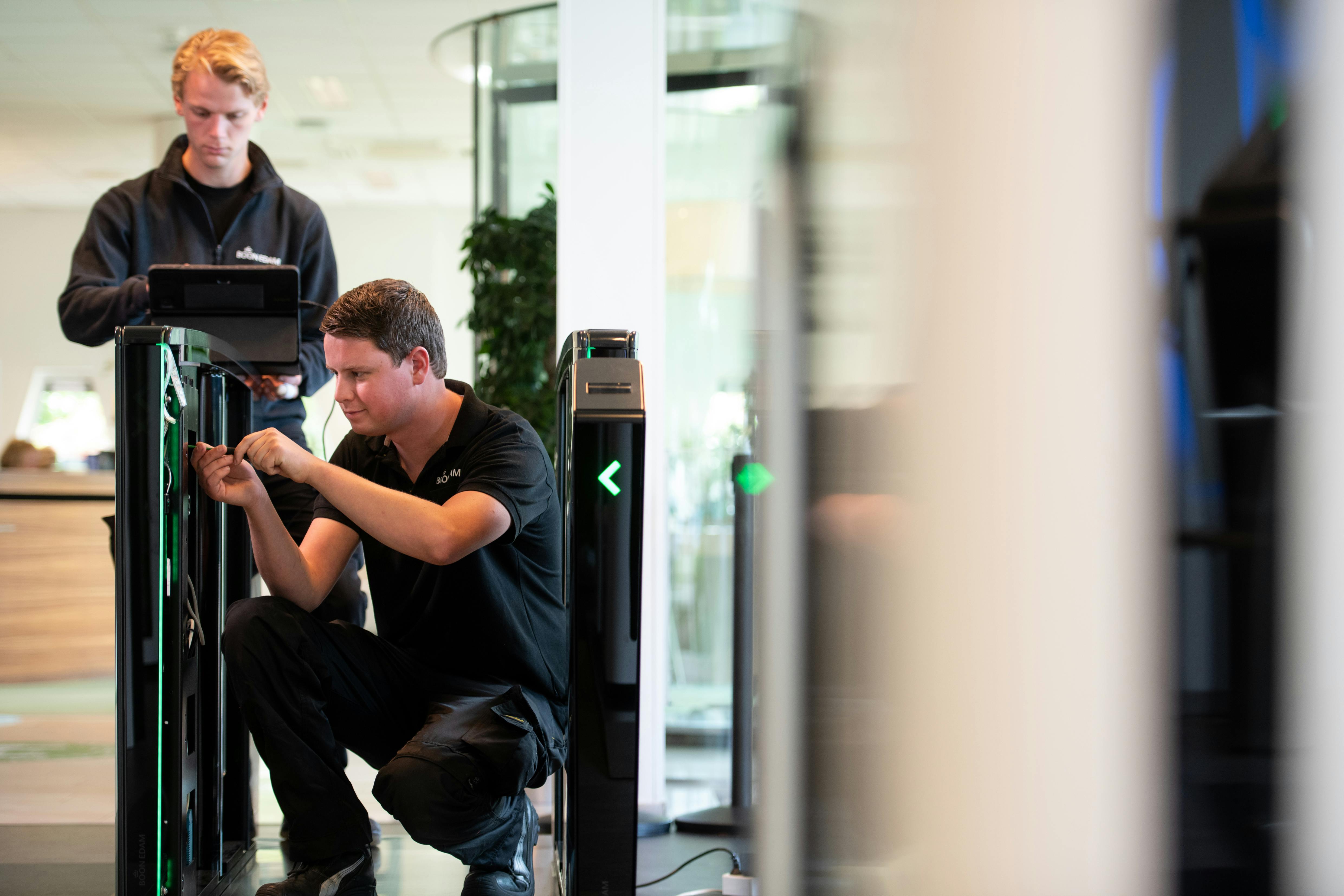 Boon Edam's new service program aims to enhance customer support by increasing the number of factory-trained technicians and opening additional service centers in key metropolitan areas.