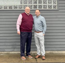 Secure Pacific/Sonitrol Pacific owner Beau Bradley and Pye-Barker Chief Business Development Officer Eric Garner. Secure Pacific/Sonitrol Pacific owner Beau Bradley and Pye-Barker Chief Business Development Officer Eric Garner.