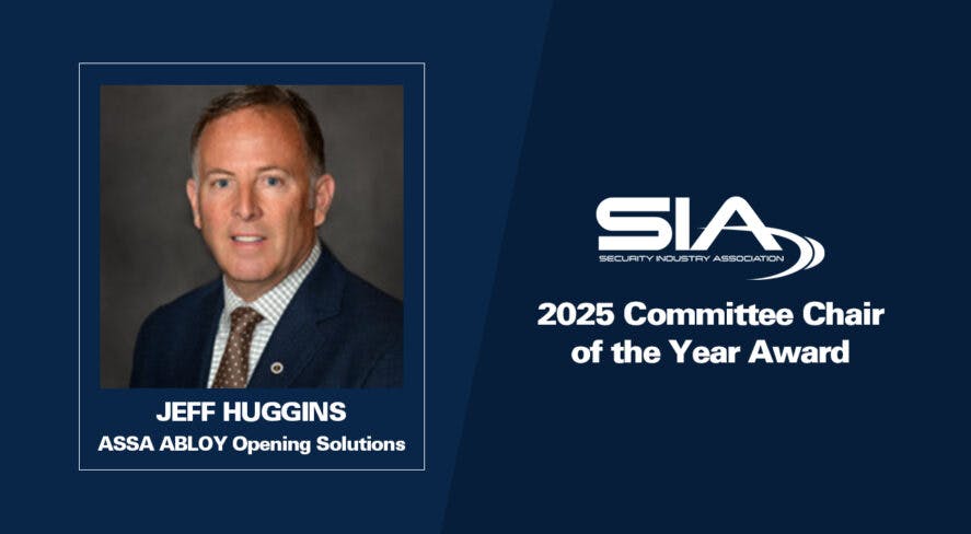 SIA names Jeff Huggins as 2025 Committee Chair of the Year