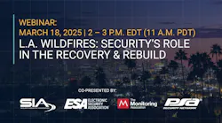 The webinar aims to educate the security industry about the current recovery plan and to begin a process for companies to contemplate potential involvement in such efforts.