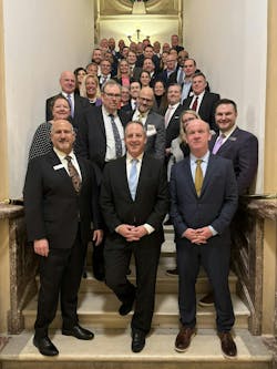 More than 60 security industry executives – led in the front by ESA Executive Director and CEO Merlin Guilbeau, PSA CEO Matt Barnette and SIA CEO Don Erickson – participated in the third annual Security Hill Day. More than 60 security industry executives – led in the front by ESA Executive Director and CEO Merlin Guilbeau, PSA CEO Matt Barnette and SIA CEO Don Erickson – participated in the third annual Security Hill Day.