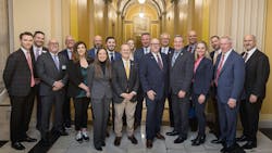 The ESA's contingent at Security Hill Day. The ESA's contingent at Security Hill Day.
